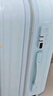 甄芝梦多功能行李箱万向轮男女拉杆箱学生密码箱大容量旅行箱拉链款皮箱 冰川蓝【升级多功能】 20英寸 【登机箱】 实拍图