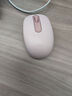 罗技（Logitech）M196 无线蓝牙鼠标 办公鼠标 笔记本商务办公家用 小巧便携 对称手型 玫瑰粉 实拍图