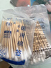 【京东物流】医用棉签一次性单头木棒棉花签卫生消毒清洁级脱脂棉 2包【100支】 实拍图