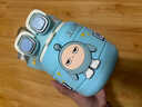 格非尔蛋仔派对儿童保温杯男孩上学专用小学生幼儿园女宝宝双饮吸管水杯 蛋小蓝【一盖双饮 带背带】 620ml 实拍图