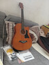 维卡斯（WEIKASI）民谣吉他初学者木吉他单板新手入门练习琴guitar吉它学生男女乐器 38英寸咖啡色+礼包【初学推荐】 实拍图