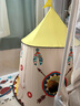 卡优比儿童帐篷室内家用宝宝游戏屋女孩公主城堡男孩玩具屋小房子蒙古包 印第安(丹霞黄) 实拍图