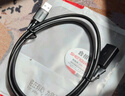 胜为（shengwei）USB2.0延长线公对母 高速传输数据连接线 电脑U盘鼠标键盘打印机充电器扩展延长加长线1米AUF1010G 实拍图