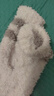 南极人5双珊瑚绒女袜毛毛地板袜女士袜子秋冬抑菌中筒袜保暖睡眠袜 实拍图