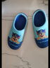 汪汪队儿童棉拖鞋冬耐磨室内男童女童卡通软底家居鞋小孩保暖拖鞋 2070天蓝 240/内长215mm  实拍图
