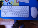 雷柏（Rapoo）9000S 78键无线/蓝牙多模键鼠套装 刀锋超薄紧凑便携无线键盘 支持Windows/MacOS双系统 白色  实拍图