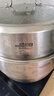 邦帝派304不锈钢蒸锅加厚多层家用大容量蒸馒头包子可视高盖蒸煮汤锅 爱家乐系列三层蒸锅 32cm 实拍图