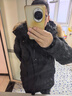 京东京造【进口极寒95鹅绒服】羽绒服男外套女冬季新款中长款 曜石黑 L 实拍图