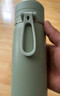 SZTAA保温杯男女士304不锈钢水杯学生高颜值便携大容量茶水分离泡茶杯 浅绿色500ml【茶漏+杯刷】 实拍图