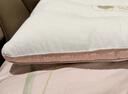 洁丽雅（Grace）枕芯枕头 颈椎枕分区针织按摩枕水立方中枕45*70cm 白色 单只装 实拍图