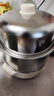 志高（CHIGO） 志高煮蛋器家用大容量蒸蛋器小型迷你早餐煮鸡蛋神器插电使用小蒸锅 双层 304不锈钢【防干烧赠量杯】加大容量 实拍图