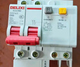 德力西电气空开断路器空气开关漏电保护器DZ47sLE 1P+N 40A 实拍图