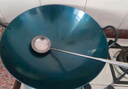 美菱（MeiLing）双耳商用大铁锅章丘手工锻打无涂层炒锅熟铁圆底燃气炉炒菜锅60cm 实拍图
