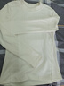 秋冬新款长袖t恤女修身显瘦打底衫内搭上衣高级感欧货 愚仁1045白色 M 实拍图