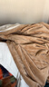 京东京造 220g牛奶绒四件套 A类秋冬加厚高克重法兰绒保暖双人床单枕套被套 1.5米床 榛果Milky 实拍图