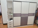 志磊【包安装】衣柜卧室两门移门衣橱简易储物推拉门大衣柜 【1.8米主柜】+顶柜+边柜 3门 实拍图
