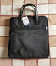 得力（deli）(deli)加厚竖式立体办公手提袋/会议包/事务包/文件包/便携商务拉链袋电脑公文包男 黑色  实拍图