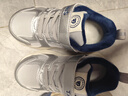 泰兰尼斯冬季儿童运动鞋加绒保暖男女童棉鞋防滑老爹鞋灰/银色27 实拍图