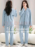 浪莎睡衣女士纯棉春秋季长袖长裤可外穿两件套家居服冬款大码套装 实拍图