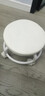 【京喜甄选】椅子万向轮美缝凳子带轮旋转擦地矮凳美甲修脚凳滑轮 儿童凳-米白色款 实拍图