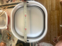 妙美折叠洗脸盆32cm1个家用婴儿宿舍厨房浴室塑料盆硅胶伸压缩便携式 实拍图