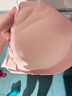 ubras虞书欣同款无尺码内衣女无痕隐形3A抗菌无钢圈文胸罩冷桃粉小底围 实拍图