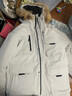 京东京造【进口极寒95鹅绒服】羽绒服男外套女冬季新款中长款 冰川灰 2XL 实拍图
