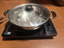 美的（Midea）加大面板电磁炉家用 2200w大功率火锅电磁炉可选一套带锅 平面大火力炒菜锅一体全套电池炉电磁灶 【配不锈钢汤锅】2200w大火力+170mm大线圈 实拍图