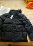 京东京造羽绒服男鸭绒加厚防寒工装面包服短款冬季外套衣服 黑色 3XL 实拍图