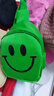 单肩斜挎包新款男女童胸包卡通可爱女孩轻便斜挎包迷你书包 绿色【1个装】 实拍图