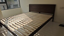 源氏木语实木床卧室双人床小户型黑胡桃木月兮大板床1.8*2.0米高铺京享家 实拍图