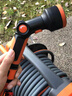 HTWRO升级款自动排管水管车50米 浇花神器高压洗车水枪浇水软管卷管器 晒单实拍图