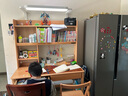源氏木语儿童家具儿童学习桌实木简约书桌书架一体桌写字家用学生课桌护眼灯阳光桌 1.3米桌+1.28米大上架（带灯） 实拍图