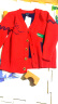 Wei Juan 儿童毛衣开衫外套 2021新款可爱卡通童装 刺绣双层毛衣 男童毛衣V领针织衫 口袋恐龙红色 100 (建议身高75-85cm) 晒单实拍图