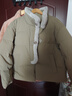 森马（Semir）森马羽绒服女新中式仿兔毛领短款保暖外套24冬新款109724113017 实拍图