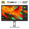 AOC 27英寸 4K IPS广色域 HDR400 Type-C90W 旋转升降 内置音箱 节能认证 办公电脑显示器 U27N3R 实拍图