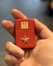 ZIPPO打火机之宝防风煤油 星星之火-红哑漆 生日礼物送男友 含油套装 实拍图