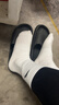 安踏袜子【4双装】运动袜秋季保暖舒适抗菌男女跑步篮球袜短中长筒袜 实拍图
