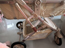 逗逗熊高景观婴儿推车两用避震轻便儿童车推车可折叠宝宝可坐可躺BB车 旗舰金色+全功能+单手收+橡胶轮 实拍图