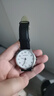 伯恩（BOARRNE）初中学生高中生手表学生男女 中考高考试公务员专用夜光静音手表 雅白40盘 皮带男表（无历） 实拍图