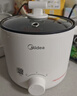 美的（Midea）电煮锅 宿舍小锅 小电锅 学生寝室一体泡面火锅多功能 不锈钢0涂层 电蒸锅 电热锅 XZE1614 配蒸笼 实拍图