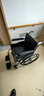 鱼跃(yuwell)手动轮椅车H058B钢管加固软座护理带座便可折叠老人坐便 实拍图