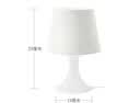 宜家（IKEA）LAMPAN拉姆本台灯简约百搭灯具北欧风客厅书房家用灯 白色(灯泡须另购） 实拍图
