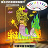 尚美贝贝儿童发光画板可擦写男女孩diy绘画彩色写字板绘画板玩具圣诞礼物 实拍图
