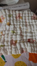 纯棉纱布方巾柔软吸水儿童毛巾印花口水巾高密婴幼儿A类幼儿园 1条六层纱布图案随机搭配25*25 实拍图