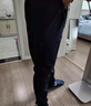 安踏（ANTA）男裤休闲运动裤卫裤男秋冬季加绒加厚保暖跑步休闲裤男士长裤子 【加绒字母logo款-平口】基础黑7304N-3 2XL /185 实拍图