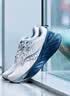 SAUCONY【彭于晏同款】索康尼胜利22专业强缓震跑鞋男厚底跑步鞋运动鞋男 白深兰218 44.5 实拍图