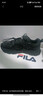 FILA 斐乐猫爪鞋4代女鞋老爹鞋情侣运动鞋复古时尚休闲鞋网面透气 【女款】黑-BK 35.5 实拍图