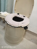 固立特移动马桶老年人坐便器孕妇尿桶简易移动便携式成人塑料卧室坐便椅 米色房间用 【封底双提手内桶】 实拍图