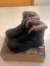 全洲狼雪地靴男冬季东北大棉鞋抗寒加绒加厚保暖鞋轻便大码防滑靴子 黑色-大棉 42 (260mm) 实拍图